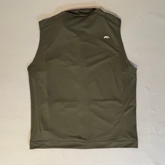 KJUS Vest Men's 56 2XL Olive Green Westport Sweater Vest Golf Club Sport Jacket - Picture 6 of 10